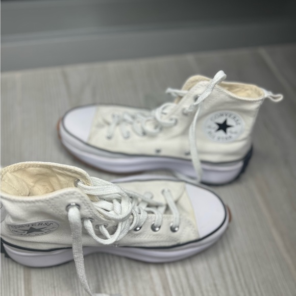 WHITE PLATFORM WHITE CONVERSE - Picture 2 of 13